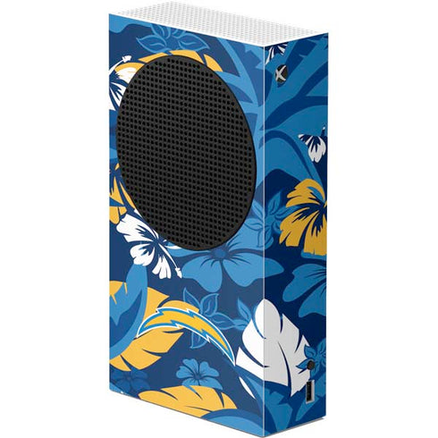 NFL Los Angeles Chargers Tropical Print Xbox Series S Console Skin